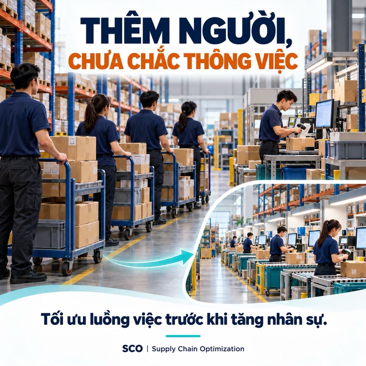 Thêm người chưa chắc thông việc: tối ưu luồng việc trước khi tăng nhân sự.